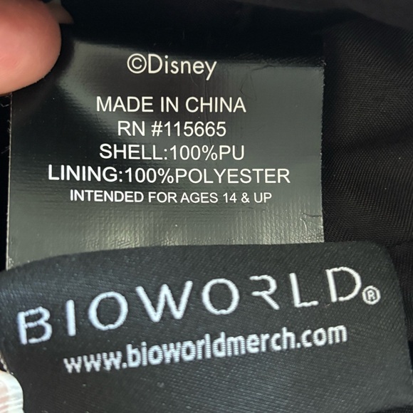 Bioworld Disney Minnie Mouse Black Polka Dot Crossbody Coin Pouch Set NWT - Picture 7 of 16